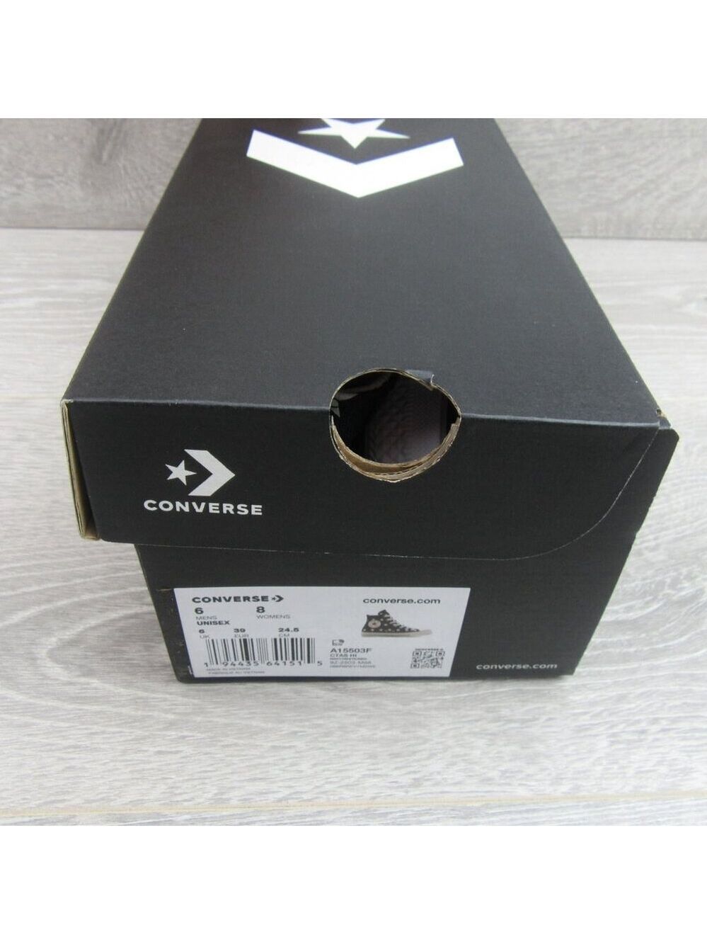 Converse Chuck Taylor All Star HI Archive Stars Women's Size 8 Navy NEW - Picture 13 of 14